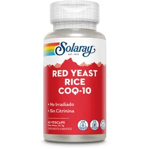 Solaray Red Yeast Rice Plus Q10 - 60 vegcaps pas cher