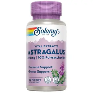 Solaray Capsules Astragalus Root Extract 200mg 30 Unités pas cher