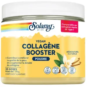 Solaray Poudre Vegan Collagen Booster 173gr Vanille pas cher