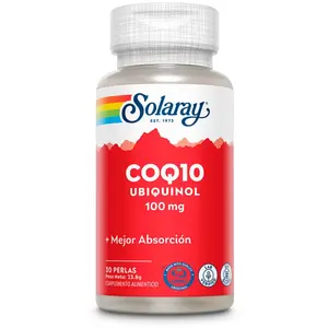 Solaray Coq10 Ubiquinol 100 Mg 30 Perlas pas cher