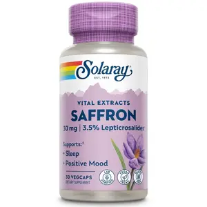 SOLARAY - Safran safran 30 capsules végétales pas cher