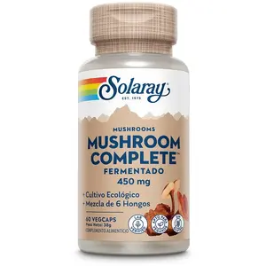 Solaray Champignon Fermenté Complet 60 UnitésVendu parbikeinn