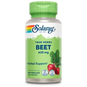 Solaray Racine De Betterave, 605 Mg, 100 Veggie Caps - Solaray pas cher