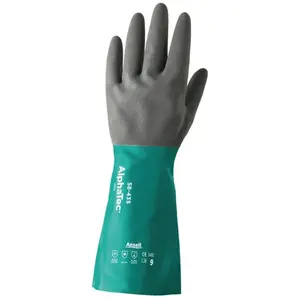 Ansell, Gants de protection, Gant de protection chimique AlphaTec 58-435 taille 10 vert d’eau/gris anthracite EN 388, EN 374,... (10) pas cher