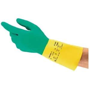 Ansell, Gants de protection, Gants EN388/421/374 Cat.III Bi-Colour 87-... pas cher