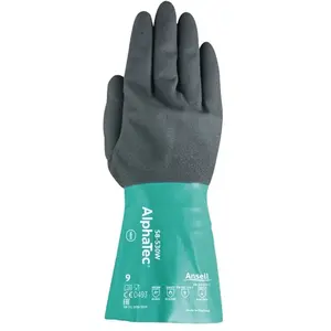 Ansell, Gants de protection, Gant EN388/374 Cat.III AlphaTec 58-530 Gr.10 Acrylique avec nitrile vert/gris (10) pas cher