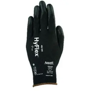 Ansell, Gants de protection, Handschuh HyFlex 48-101,schwarz, Gr.8 (8) pas cher