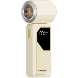 Verbatim Handventilator Cool'n'Go AirJet weiss/silber, Ventilateur, Blanc, Argent pas cher