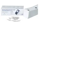 BUSINESS/APPOINTMENT CARDS, 2-1/4 X 3-1/2, WHIT  pas cher