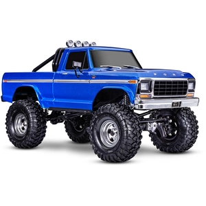 TRX-4 FORD F-150 RANGER HIGH TRAIL 4X4 1/10 BLEU SANS BATTERIE NI CHARGEUR 92046-4-BLUE TRAXXAS pas cher
