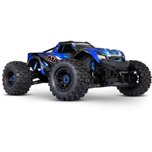 Véhicule radiocommandé MAXX 4X4 WIDEMAXX 1/10 brushless bleu - Traxxas pas cher