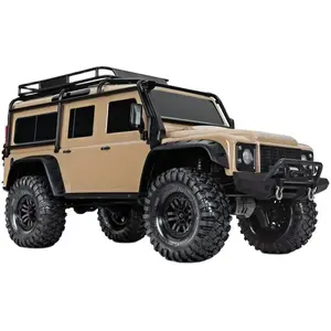 Traxxas Voiture Rc Trx-4 Land Rover Defender Clipless Rtr Brushed