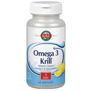 Kal Acide Gras Essentiel 60 Gélules Omega 3 Krill 500mg pas cher