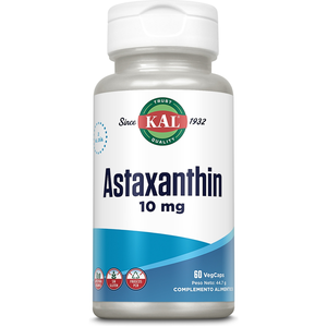 Kal Casquettes Astaxanthin 10mg Antioxidant 60 Unités