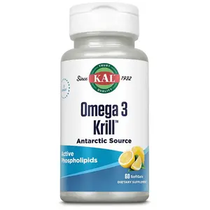 Kal Capsules Molles Omega 3 Krill  60 UnitésVendu parbikeinn
