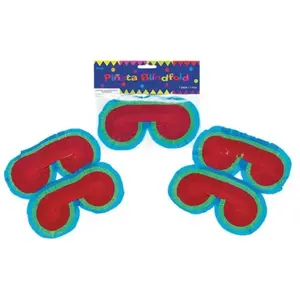 Amscan Unique Masque loup pour pinata - Riethmuller - Adulte - Blanc pas cher