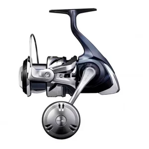 Moulinet frein avant Shimano Twin Power SW C 10000 HG - argenté/bleu - TU pas cher