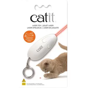 Cat-it Catit 2.0 laser mouse toy 8x3,5x3cm wit pas cher