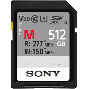 Sony - sdxc m series 512GB uhs-ii Class 10 U3 V60 (SFM512) pas cher
