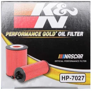 K&N Filtre à Huile - High Performance-Series compatible avec Buick, Chevrolet, Pontiac, Saturn, Suzuki, Opel (HP-7027) pas cher