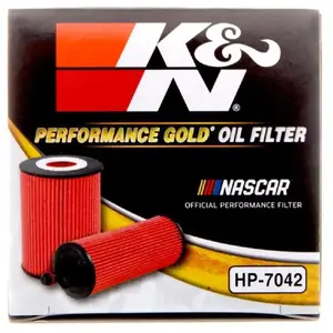 K&N Filtre à Huile - High Performance-Series compatible avec Jeep, Dodge (HP-7042) pas cher