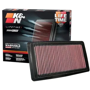 K&N Filtre à air de remplacement compatible avec Honda Odyssey 2005-2010, Pilot 2009-2015 3.5L V6 (33-2309) pas cher