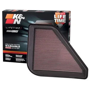 K&N Filtre à air de remplacement compatible avec Buick Enclave, Chevro...