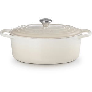 Le Creuset Braadpan Ovaal Signature Meringue - ø 31 cm / 6.3 Liter