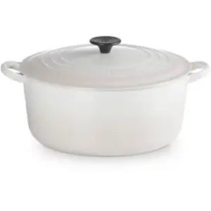 Cocotte LE CREUSET 28CM MERINGUE pas cher