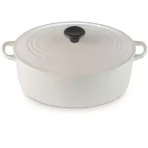 Cocotte LE CREUSET 31 cm - Crème pas cher