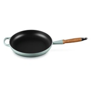 Le Creuset Koekenpan Signature met Houten handvat 'Sea Salt' Ø28cm
