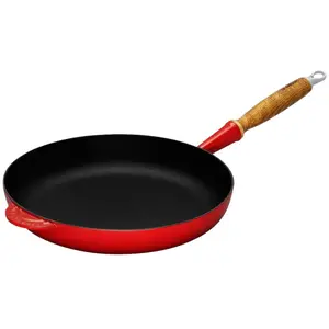 Le Creuset Poêle en Fonte 28 cm Cerise pas cher