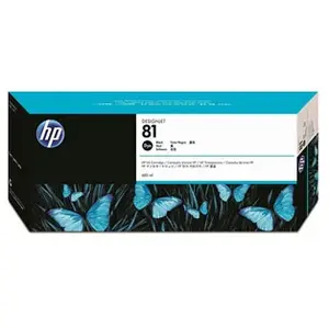 HP N°81 Cartouche d'encre d'origine Noir C4930A pas cher