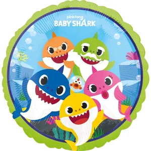 Comparateur de prix : Pinkfong Amscan Anagram 4075801 Baby Shark Party Ballon rond en aluminium 45,7 cm