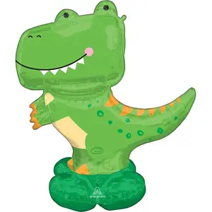 Comparateur de prix : amscan ballon aluminium figurine dinosaure t-rex 114x137cm vert - 4292311