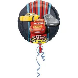 AMSCAN - Aluminium Cars 3 ballon met muziek - Decoratie > Ballonnen pas cher
