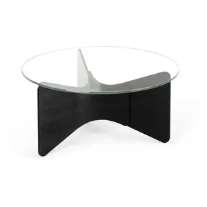 Umbra, Table basse, Table basse Madera Noir (84 x 84 x 38 cm) pas cher