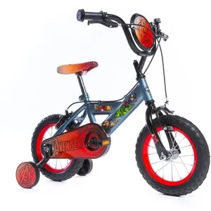 Comparateur de prix : Vélo Enfant Marvel - Avengers -  Roues 12" - Age 3 à 5 ans - 2 Freins - Stabilisateurs - Gris et Rouge - Produit HUFFY