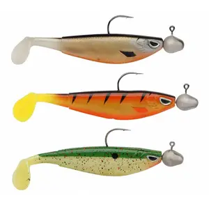 Berkley Sick Flanker Pack, leurres souples, Sick Flanker 10cm 4pc pre-rigged bismuth pas cher