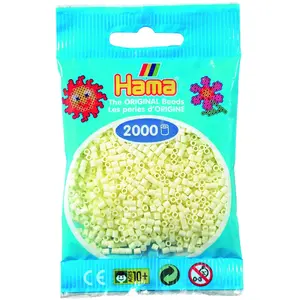 JBM Hama mini perler 2000stk creme pas cher
