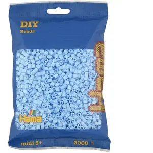 Hama Strijkkralen Pastel IJsblauw (97), 3000st.