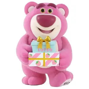 Figurine Disney Lotso Christmas Flocked Window Box pas cher