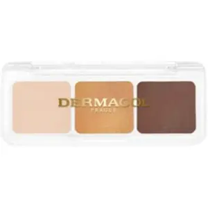 Dermacol, Fard à paupières, Palette Trio (Sables d'or) pas cher