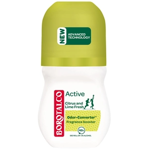 Borotalco - Deodorant Roller - Active - Citrus & Lime Fresh - 0% Alcohol - 50 ml pas cher