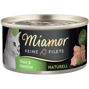 Miamor Filets Fins Naturels 6 x 80 g pour chat - thon, légumes