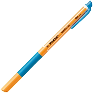 Stylo Roller Stabilo pointVisco - roller à encre gel pointe 0,5mm turquoise pas cher
