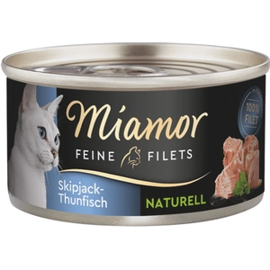Miamor Filets Fins Naturels 6 x 80 g pour chat - thon Skipjack pas cher