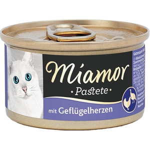12x85g Miamor coeurs de volaille - Pâtée pour chat