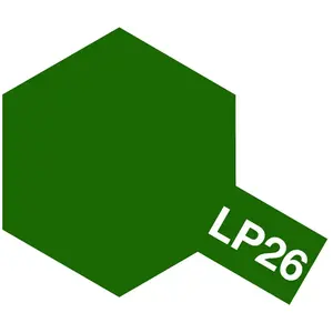 Tamiya Hobbyverf Olieverf - LP-26 JGSDF Dark Green - Matt - Lacquer Paint - Verf potje - 10 ml pas cher
