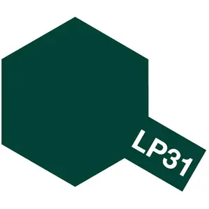 Tamiya Hobbyverf Olieverf - LP-31 Dark Green 2 - Matt - Lacquer Paint - Verf potje - 10 ml